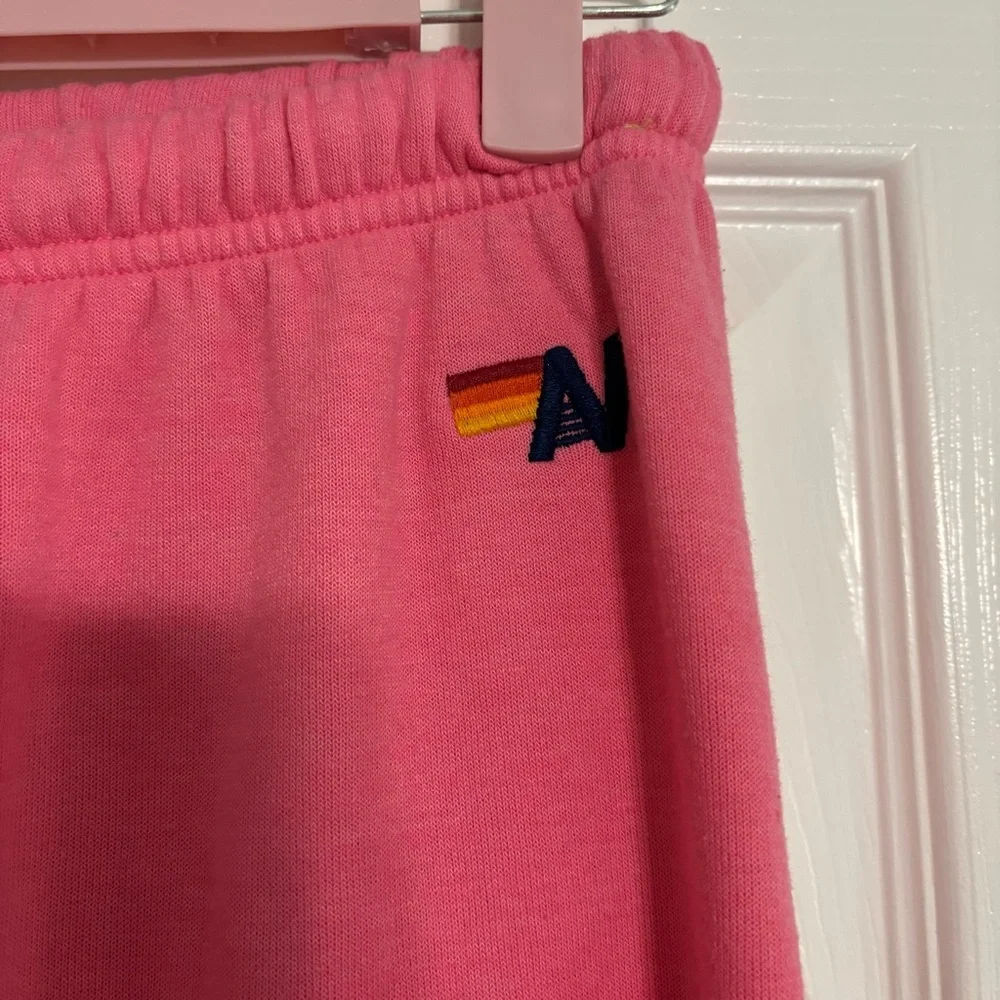 Aviator Nation 4 Bolt Sweatpants Pink - Picture 4 of 10